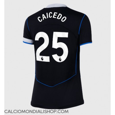 Maglie da calcio Chelsea Moises Caicedo #25 Terza Maglia Femminile 2025-26 Manica Corta Maglie da calcio Chelsea Moises Caicedo #25 Terza Maglia Femminile 2025-26 Manica Corta